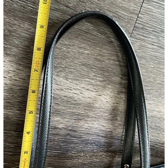 Michael Kors Limited Edition Leather Voyager Love Tote Large Black Canvas - Picture 6 of 16